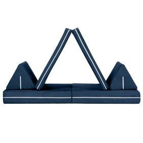 Jaxx Zipline Playscape - Imaginative Furniture Playset for Creative Kids, Navy
