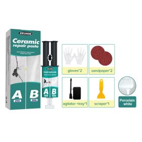 EELHOE Tile Repair AB Adhesive Set Metal Tile Fill Cracks Plugging Repair AB Adhesive Bonding Adhesive (Option: 1PCS)